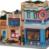 Lemax Caddington Village<Lemax 25891 - Wheelie's Cycle And Skate Shop - Caddington Village Christmas Houses & Buildings