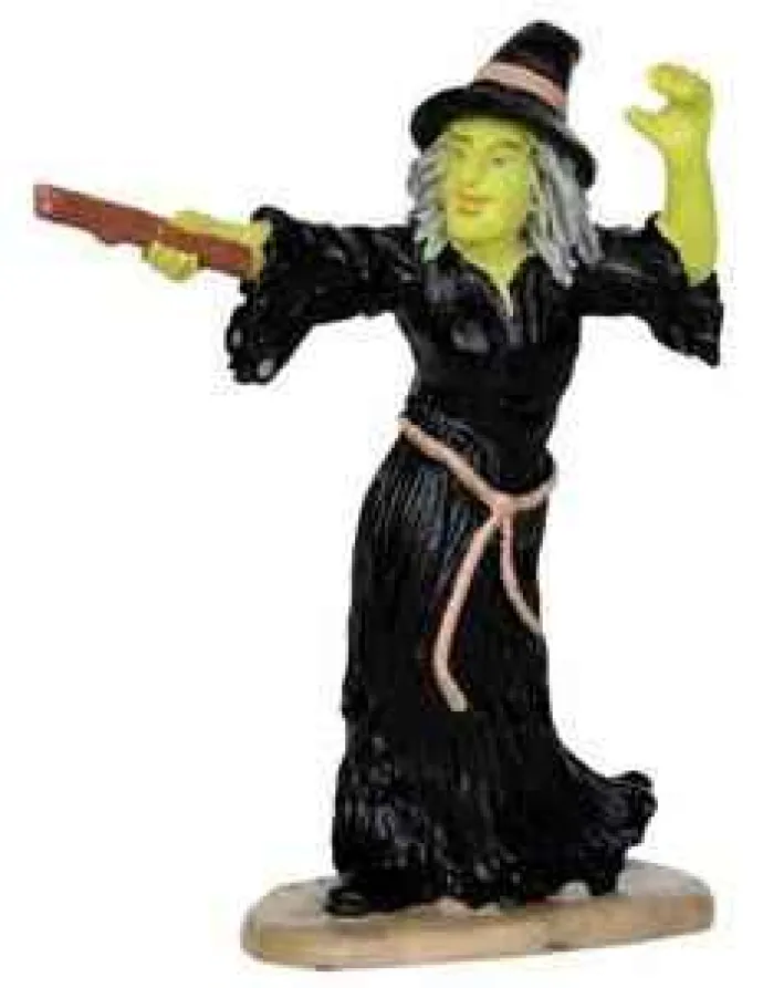 Lemax Spooky Town Figurines<Lemax 32117 - Witch Casts Spell - Spooky Town Halloween Village Figurines