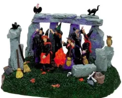 Lemax Spooky Town Accessories<Lemax 74596 - Witches' Coven - Spooky Town Halloween Village Accessories