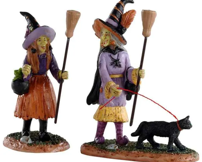 Lemax Spooky Town Figurines<Lemax 02907 - Witches Night Out, Set Of 2 - Spooky Town Figurines