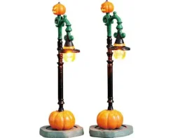 Lemax Spooky Town Accessories<Lemax 74217 - Witch Pumpkin Patch, Set Of 2, Battery-Operated (4.5V) - Spooky Town Accessories