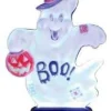 Lemax Spooky Town Accessories<Lemax 14353 - Yard Light - "Boo!" Ghost, Battery-Operated (4.5V) - Spooky Town Halloween Village Accessories