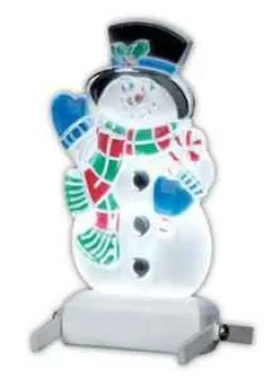 Lemax Misc. Accessories<Lemax 04242 - Yard-Light Snowman, B/O (4.5V) - Christmas Village Accessories