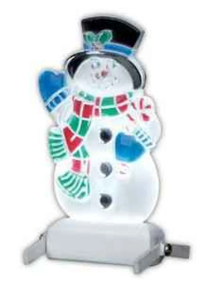 Lemax Misc. Accessories<Lemax 04242 - Yard-Light Snowman, B/O (4.5V) - Christmas Village Accessories