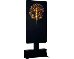 Lemax Landscape<Lemax 64079 - Yellow Fireworks, Battery-Operated (4.5 Volts) - Landscape