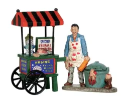 Lemax Spooky Town Figurines<Lemax 52311 - Zombie Brains Foodcart, Set Of 2 - Spooky Town Figurines
