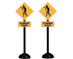 Lemax Spooky Town Accessories<Lemax 74218 - Zombie Crossing, Set Of 2 - Spooky Town Accessories