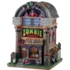 Lemax Spooky Town Houses<Lemax 15726 - Zombie Records, With 4.5V Adaptor (Aa) - Spooky Town Houses
